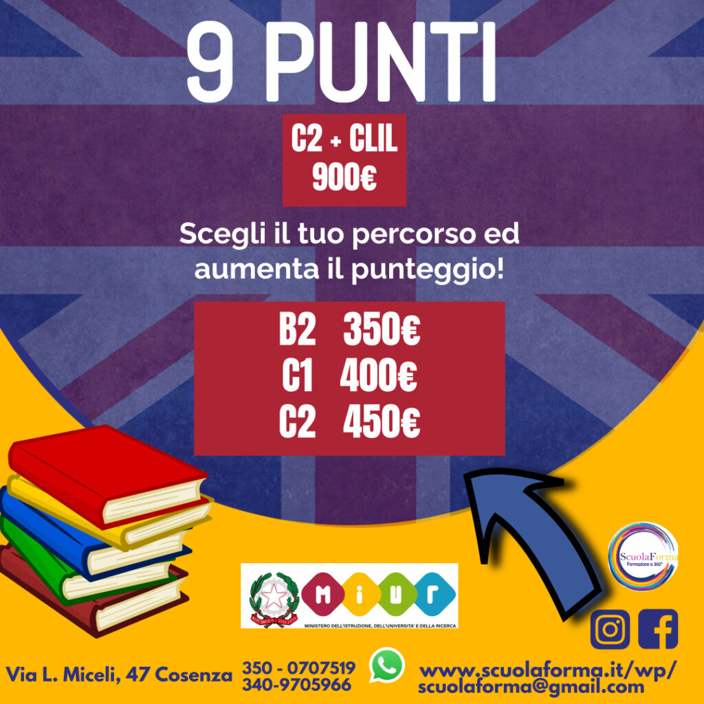 Certificazione lingua inglese riconosciuta MIUR